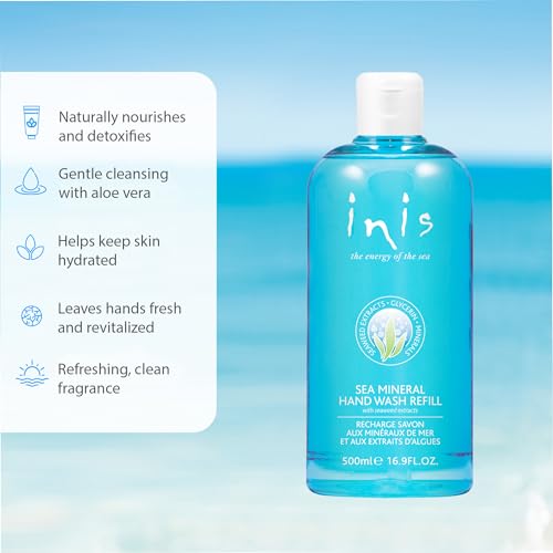 Inis the Energy of the Sea Mineral Hand Wash Refill, 16.9 Fluid Oz