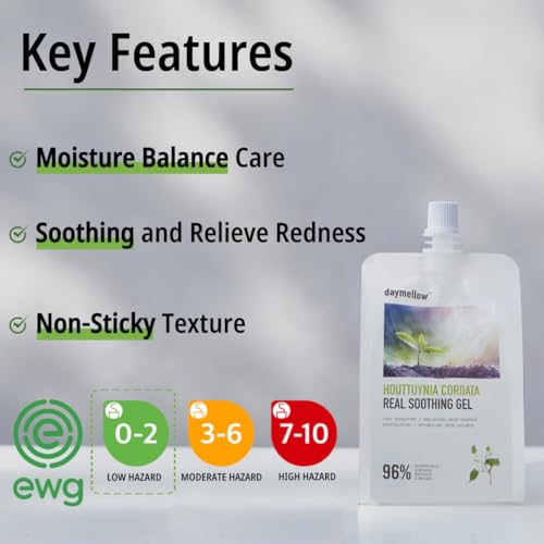 Daymellow Houttuynia real soothing gell300g