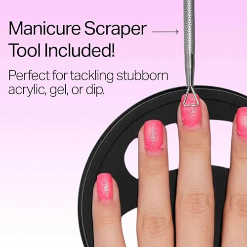 Nailboo Magic Soak Manicure Remover Bowl, Electric Nail Soaking Bowl Effortlessly Removes Nail Dip Powder, Acrylic, Gel Polish and Press Ons, Perfect Size for Manicures