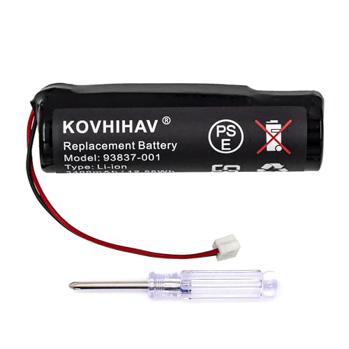 Upgrade 93837-001 Battery for Cordless Clippers,Cordless Senior,Cordless Magic Clip 3.7V Li-ion 3400mAh Large Capacity