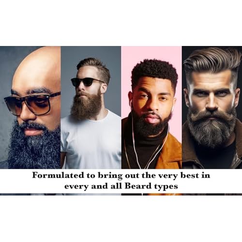 G.B.S Trimming and Styling Beard Kit for Men- 2 Sided Wood Beard Comb, Natural Beard Oil, Beard Balm, Beard Pick, Styling Comb and Silver Folding Shavette Shaving Razor with 20 Razor Blades