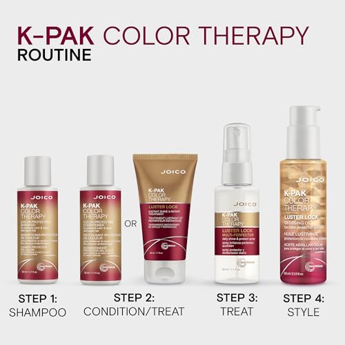Joico K-PAK Color Therapy Color-Protecting Shampoo | For Color-Treated Hair | Boost Shine | Improve Elasticity | Repair Breakage | Rebuild Damaged Hair | With Keratin & Argan Oil