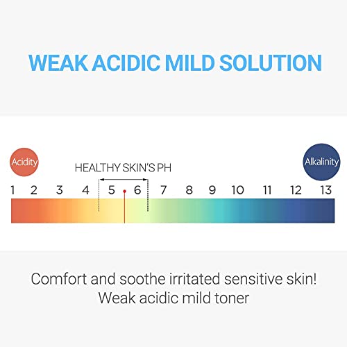 SCINIC The Simple Calming Toner, pH 5.5, 4.90 fl oz (145 ml) | Vegan Face Astringent for Sensitive and Irritated Skin | Fresh Watery Texture | PH-Balanced Mild Toner | Korean Skincare