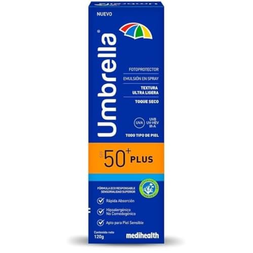 Umbrella Plus Spray 50+, broad spectrum Sunscreen 120G