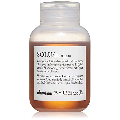 Davines SOLU Shampoo, Clarify And Remove Residue, Refresh Scalp And Leave Hair Shiny And Soft