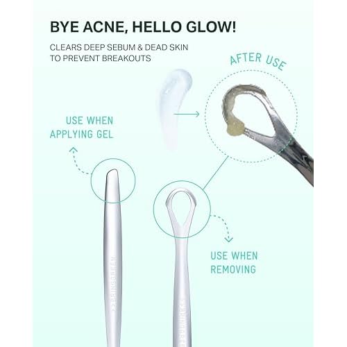 BRING GREEN Tea Tree Cica Sebum Cleaning Gel Set | Korean Blackhead Remover & Pore Minimizer with Pore Cleaner Tool | Sebum Softener for Face, Nose & Chin | Gentle Alternative to Pore Strips & Vacuums