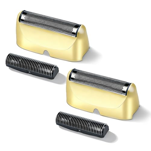 Replacement Blade Shaver PRO 2 Head for Electric Shaver Compatible with Skull Pitbull, Butterfly Kiss PRO & Palm Shavers with 3 Cleaning Brush (3Pack)