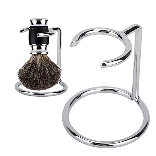 And Brush Stand,Men Stainless Steel Shaving Brush Stand Holder For Salon Home Travel Use