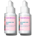 Good Molecules Hyaluronic Acid Serum Pack 2 ? 30 ml Each | 1% Hyaluronic Acid, Non-Greasy Ultra Hydrating Serum, Facial Moisturizer for Plumper Skin, Skin Care for Face