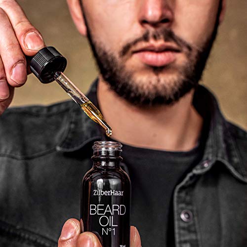 ZilberHaar Beard Grooming Basic Bundle - Soft Regular Brush + 1oz Beard Oil + Beard Comb