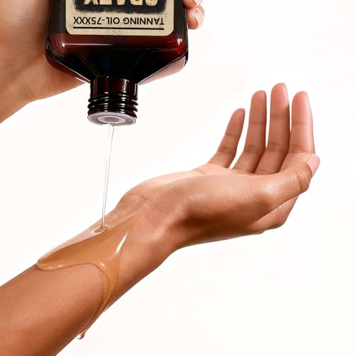 Tanning Oil 75xxx 8oz Deep Dark radiance Natural Coconut Oil Vitamin E