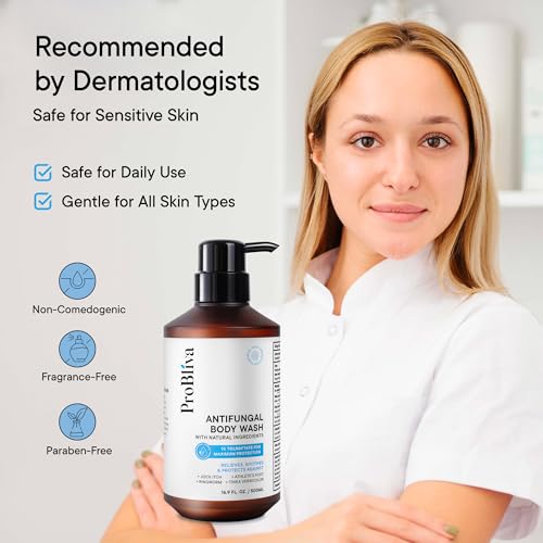 Antifungal Body Wash Treatment Soap ? Antibacterial Wash for Jock Itch, Ringworm, Back Acne, Tinea & Foot Odor ? Medicated Skin Relief Cleanser Gel with Tea Tree Oil & Tolnaftate for Men and Women (2)