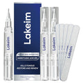 Toenail Fungus Treatment Extra Strength: 25% Undecylenic Acid & Tea Tree Oil - Repairs Yellow Thick Brittle Toe and Fingernails - 3 Pens with 5 Nail Files