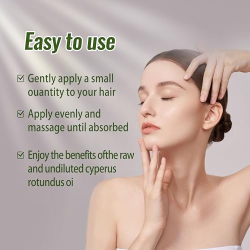 Cyperus Rotundus Oil for Hair Removal,100% NaturalCyprus Oil, Reduces Hair Growth, Soothes Skin, ideal for Men &Women, 60ml