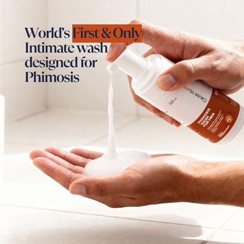 Phimosis Wash for Men - Gentle Intimate Care with Low Fragrance and Low Soap Content - Phimosis Body Wash - Sulfate Free, Paraben Free, with Natural Ingredients - 3.38 fl oz (100 ml)