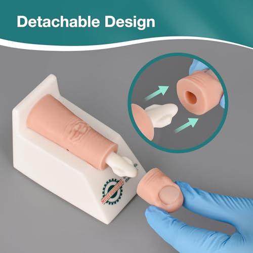 Ingrown Nail Trainer Kit with Base, Ingrown Nail Simulator for Medical Education, Wound Care Training Model