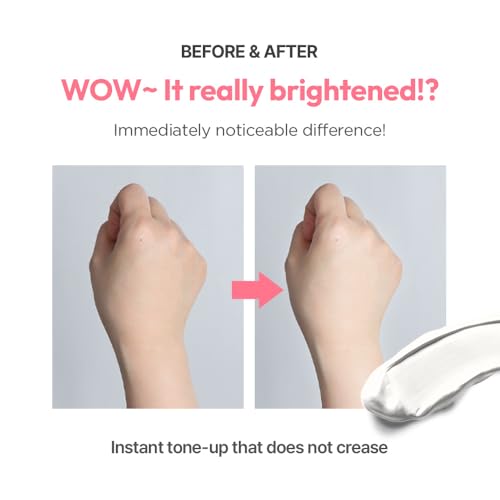 G9SKIN white In Whipping Cream - Hydrating & Brightening Daily Moisturizer Real Milk Tone Up Face Cream for Dull, Uneven Skin, 50g / 1.76oz