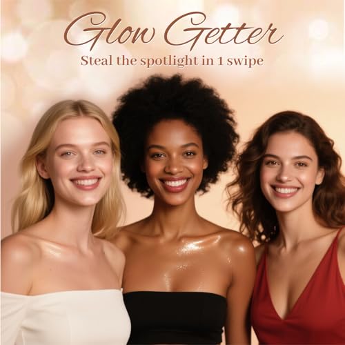 Highlighter Makeup Powder Palette£¬Glossy Face & Body£¬Shimmer Eye & Cheek Glow, Mini Beauty Bomb for Matte Cream & Glitter Essentials (B4 Diamond Galaxy)