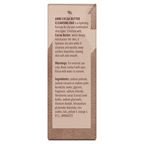 Ambi Cocoa Butter Cleansing Bar 3.5 oz (Pack of 2)