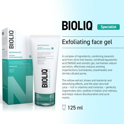 Bioliq - Specialist Exfoliating Face Gel - with Microparticles, Nourishing Extracts, and Gentle Exfoliation - Smooth, Refreshed Skin - 125ml
