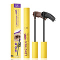 Volumizing & Lengthening Mascara - Waterproof, Smudge-Proof, Buildable Formula for Clump-Free Lashes - Adds Natural Volume & Length - Sweatproof, Long-Lasting, Curling - Easy to Apply (Brown)