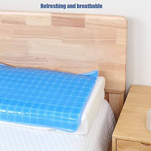 Gel Pillow Cooling Pad Mat, Soft Foldable Cushion, Cooling Mat Relief for Sleep Night Sweats Hot Flashes Dogs