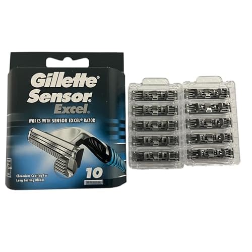 Gillette Sensor Excel - 10 Count (Pack of 3)