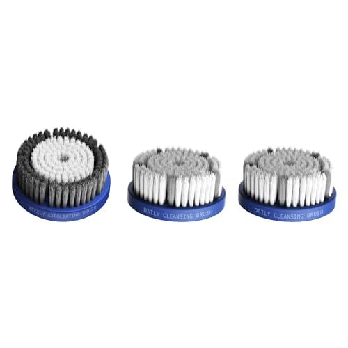 Magnetic Facial Cleansing Brush Head Dedicated to N?graCoola Clie 3.0 (Charcoal)