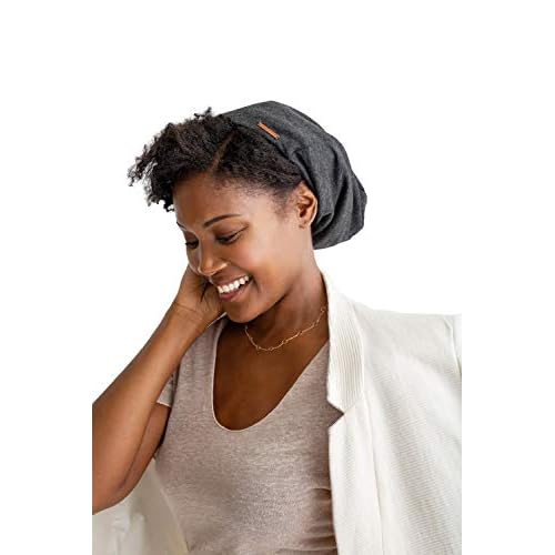 Grace Eleyae GE Women's Adjustable Satin Lined Sleep Cap Slap Hair Care Beanie Hat