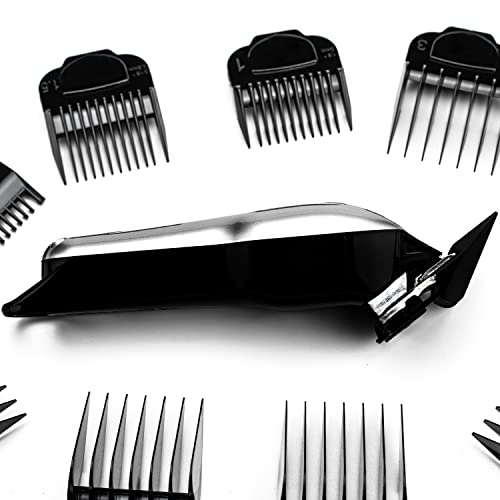 for Andis Magnetic Clipper Guards 5PCS, Upgrade Professional Clipper Guard Comb Guides for Andis Hair Clippers -Size #0,1,1.5,3 -Length (1/16'',1/8'',1/4'',3/8'',1/2'')