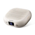 L'UGX Rechargeable Nail Dust Collector Profesional ? Compact Dust Collector Nail Tech with Strong Suction, 10-Speed Turbo Fan, LED Display Nail Dust Cleaner for Home & Salon Use - Stardust Beige