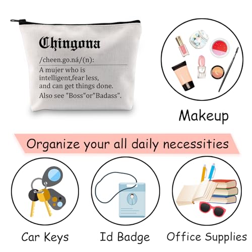 ASL Interpreter Appreciation Cosmetic Bag Sign Language Teacher Makeup Bag Best Interpreter Ever Gift Deaf Teacher Gift (WarmInterpreter Mup)