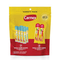 Carmex Daily Care Moisturizing Lip Balm Pack, SPF 15, Strawberry & Cupcake Batter Flavor Variety Pack Bag, 9 Count (7 Sticks, 2 Tubes)