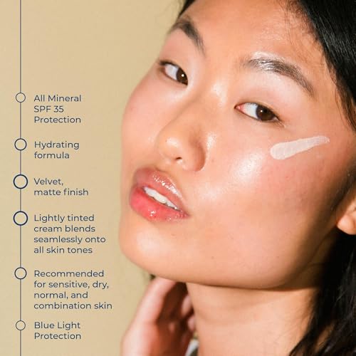 CoTZ Face Moisture Lightly Tinted Mineral Sunscreen Broad Spectrum SPF 35; 1.5 oz / 42.5 g