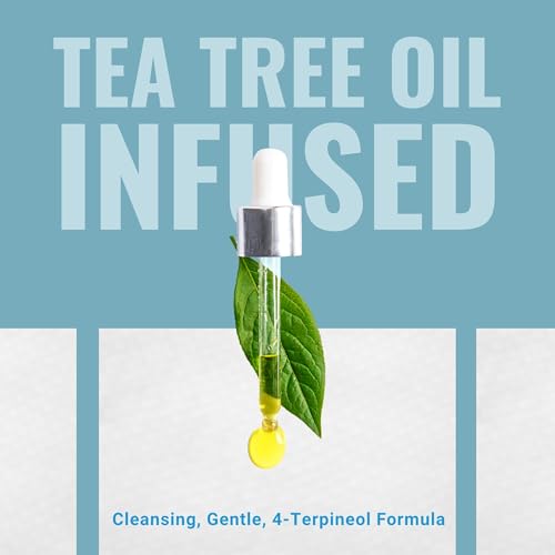 Towelettes & Foam Bundle - Wipes with Tea Tree Oil Extract for Demodex, Blepharitis, Mgd and Red Irritated Eye Lid - Gentle Eyelid Cleanser & Eyelash Conditioner