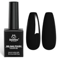 Beetles Black Gel Nail Polish 10ml Classic Black Color Gel Polish Soak off UV Led Lamp Needed Manicure Salon DIY Home Gift for Women Inkwell