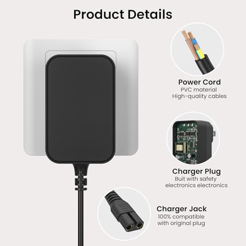 4.5V Charger Compatible with BaByliss GOLDFX Hair Clippers Power Adapter, Fit for BaByliss PRO FX870 FX788 FX787 FX825 FX820 FX726 FXSSM Trimmer