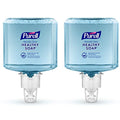 PURELL Brand CLEAN RELEASE Technology (CRT) HEALTHY SOAP Naturally Clean Foam, Fragranced with Essential Oils, 1200 mL Refill for ES6 Soap Dispenser (Pack of 2) - 6471-02 - Manufactured by GOJO, Inc.
