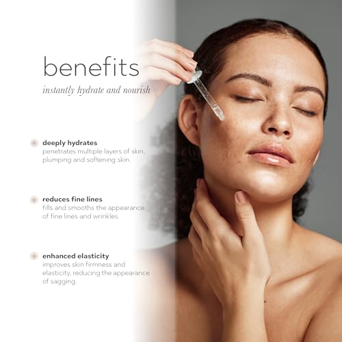 Hyaluronic Acid Serum for Face with Vitamin C, Aloe Vera | Niacinamide Serum for Deep Hydration | Soothing Formula for Anti Aging, Fine Lines & Wrinkles