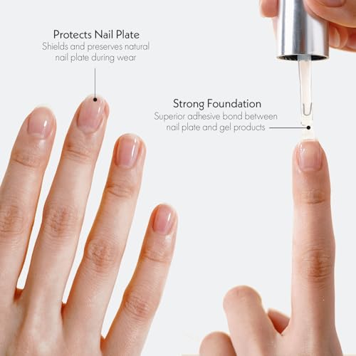 KUPA GelFinity Gel Base Coat, Superior Adhesive Bond for Long-Lasting Nail Polish, Professional UV/LED Soak-Off Foundation 8.0 Fl Oz