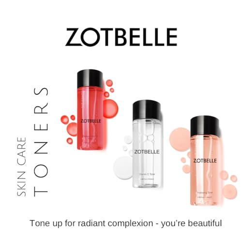 ZOTBELLE Vitamin C Toner Helps to Keep The Skin Looking Youthful, Shields from Sun Damage and minimizes The Appearance of Wrinkles, Dark Spots and Acne.