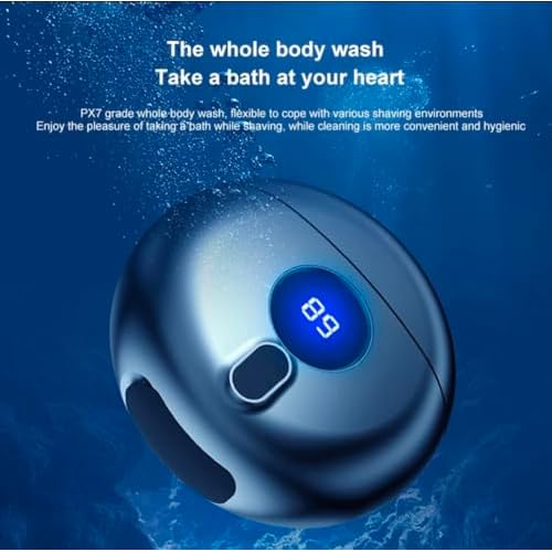 Traveling Mini Electric Shaver, Fast Charging Powerful Double Rotary Blade Razor, Body Grooming, Type C-Charging Interface, Magnetic Top, Long Lasting Battery, Waterproof, Unisex