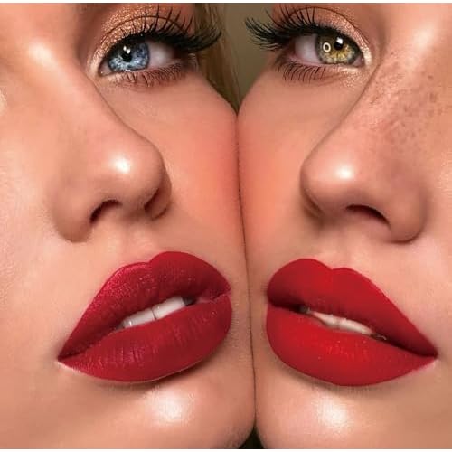 12PCS Lip Gloss Set, Shiny & Matte liquid lipstick, Long-Lasting Lip Glaze for Women & Girls, Non-Sticky Lip Makeup Kit with Hydrating Formula, Birtiday Gift (5 Shiny + 7 Matte)