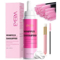 EMEDA Whipped Lash Shampoo Kit, Deep Cleanser Foam, 100ml Lash Cleaning Kit with Brush, Cleanser for Extension & Cluster & Strips Eyelash, Salon & Home Use Supplies (Unscented)