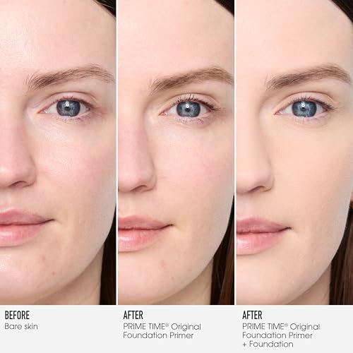 bareMinerals Prime Time Original Foundation Primer ? 24HR Wear, Smooths Texture, Controls Shine, Extends Makeup Wear & Nourishes Skin, Non?Comedogenic, Vegan, Cruelty-Free & Dermatologist-Tested