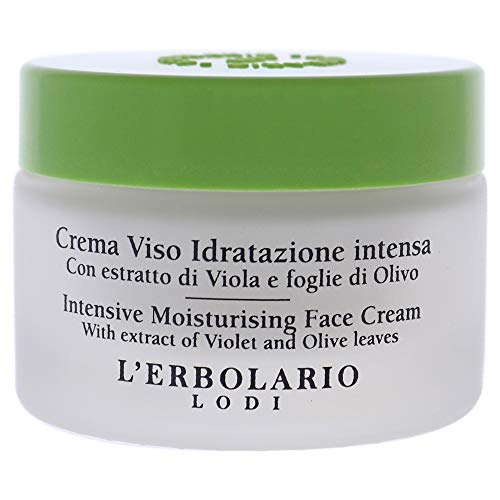 L'Erbolario Intensive Moisturizing Face Cream - Hydrating, Protecting Face Moisturizer - Daily Facial Moisturizer Ideal as Base for Makeup - 1.6 oz