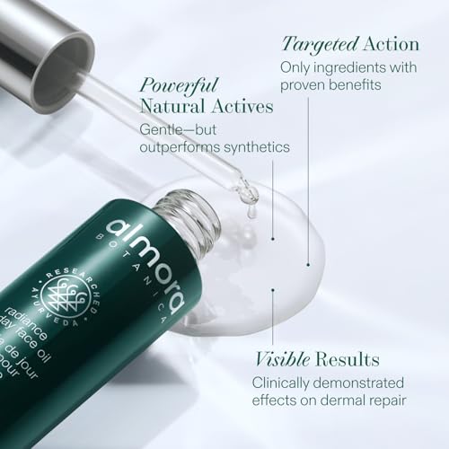 Radiance Day Face Oil 15mL | Hydrating & Brightening Facial Oil for Glowing Skin | Lightweight, Non-Greasy Formula with Sunflower Oil & Beta Carotene | Natural, Vegan Skincare