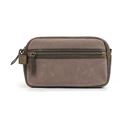 Londo Genuine Leather Travel Toiletry Bag ? Makeup, Shaving Organizer, Dopp Kit for Men & Women, Durable & Stylish Travel Accessory