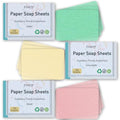 Paper Soap Sheets for Hand Washing - (300 Sheets) Portable Dissolvable Mini Travel Soap for Camping, Hiking, Outdoor Adventures - Large Size Hand Soap Sheet£¨Various Pack£©