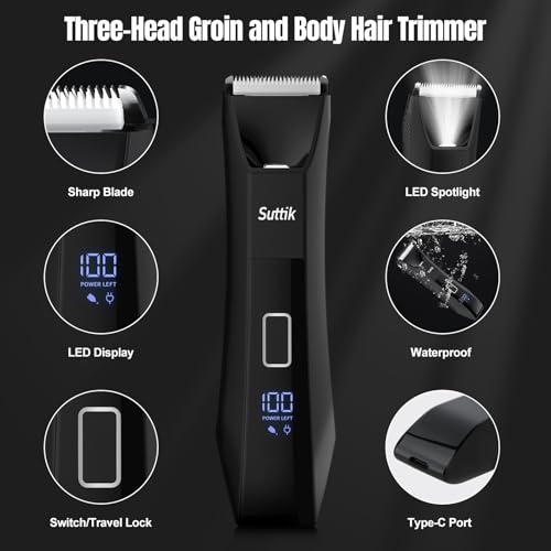 Head Shaver for Bald Men,7D Electric Bald Razor with Storage Bag,Waterproof Wet Dry Shaving,Cordless Bald Head Shaving Kit,Rechargeable Shavers for Scalp/Face/Beard,USB-C Fast Charging,Men's Gift